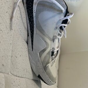 Giannis Antetokounpo Nike White and Black Athletic Shoes